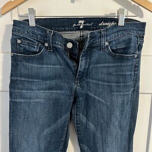 7 For All Mankind Straight Leg Jeans Sz 28